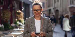 Bank On Your Platform - Woman Running Her Business From Her Phone